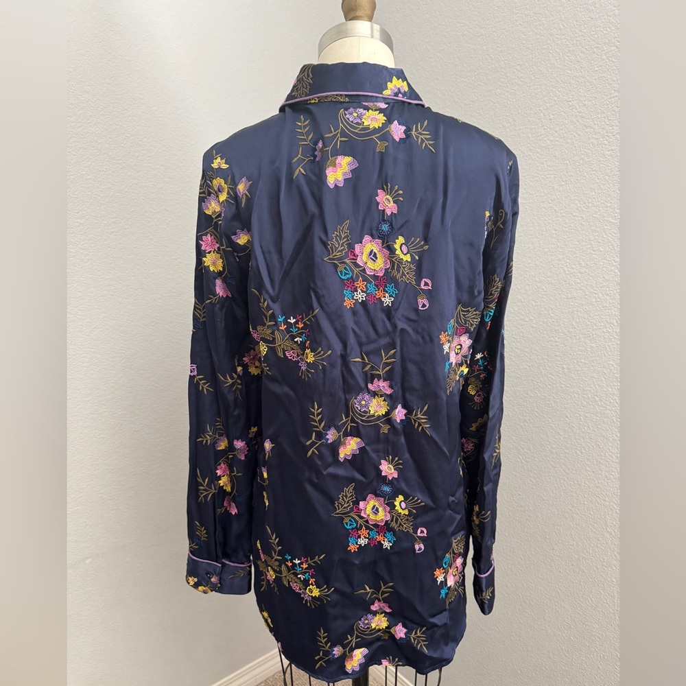 Johnny Was Embroidered Pajama Set - Picture 3 of 8